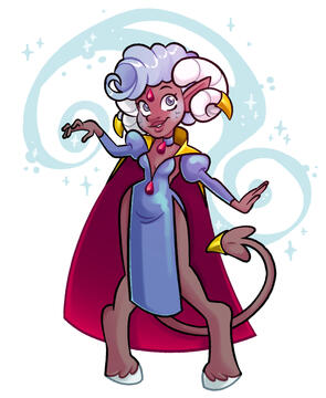 snow tiefling