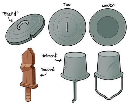 Bastien&#39;s &quot;arsenal&quot; prop design concepts
